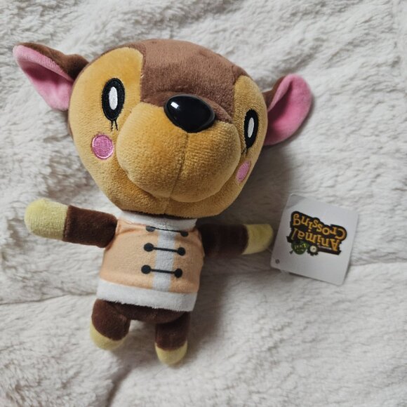 Animal Crossing New Leaf Fauna Small Plush 7" San-Ei Nintendo Video Game NWT - Picture 1 of 2